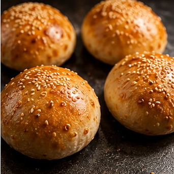 Pains artisanaux au sésame
